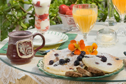 beautiful breakfast paired with our mug 